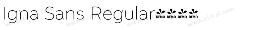 Igna Sans Regular字体转换 Igna Sans Regular字体转换
